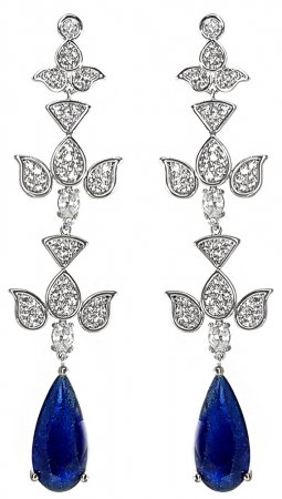 Cercei Candelabru - Cercei Chandelier Blue Orient