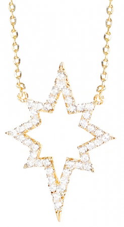 Colier Gold Sparkle Star [0]