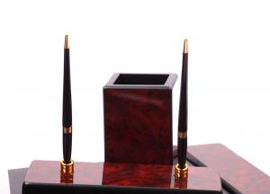 Business Set multifunctional pentru birou Dark Burgundy cu 8 accesorii [7]