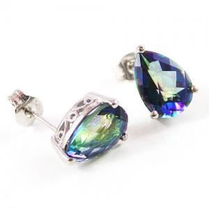 Cercei Topaz Mistic Natural Rainbow 3,8 carate [3]