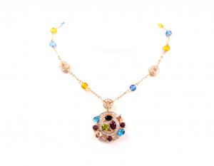 Colier Borealy Circle Colours Luxury [1]