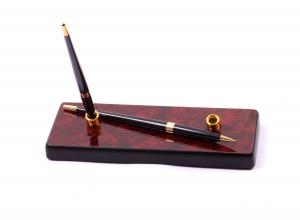 Business Set multifunctional pentru birou Dark Burgundy cu 8 accesorii [8]