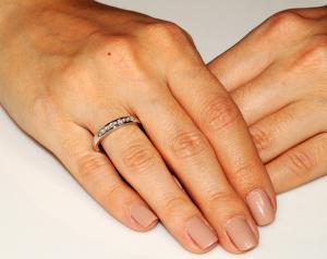 Inel Borealy Argint 925 Semi Eternity White Marimea 7 [1]