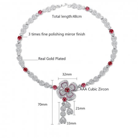 Colier Bridal Flower Glam by Borealy [3]