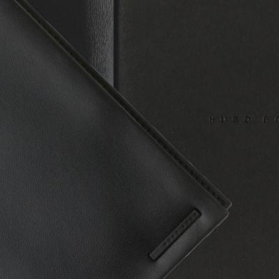 Black Leather Gift Set Mapa Agenda Hugo Boss si Batista costum matase naturala [1]