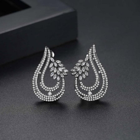 Cercei Borealy Black Elegant Vintage Lady [0]