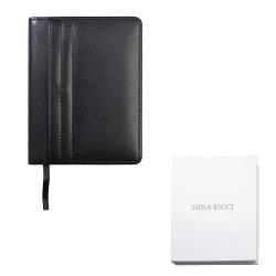Elegant Black Gift Set Agenda Nina Ricci si Esarfa Flowers - personalizabil [1]