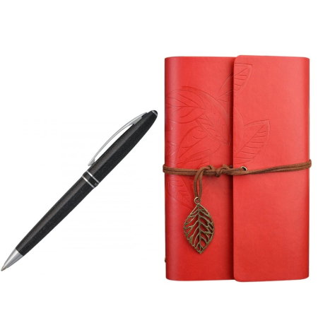 Ballpoint pen Ungaro Lustrini & Agenda Red Leaf [0]