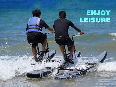 Bicicleta pe Apa Dubla - WaterBike - Bicicleta care merge pe apa pentru 2 persoane - Unic in Romania [2]