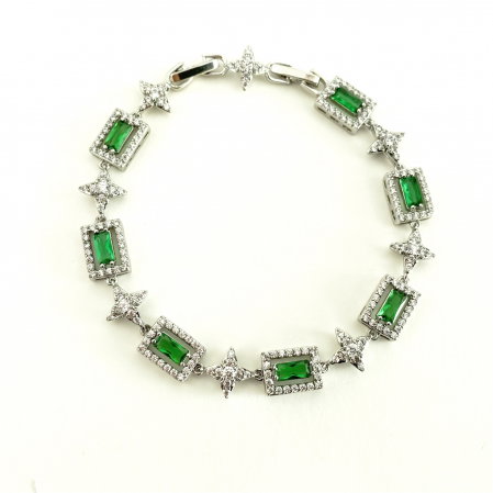 Brăţară Emerald Green Tennis [0]