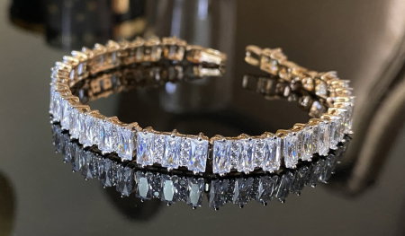 Brăţară Long Crystals Gold [2]