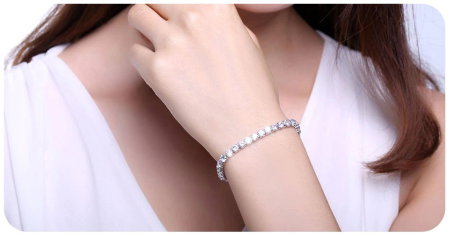 Brăţară Borealy Diamonds Tennis Classic 0,3 cm [1]