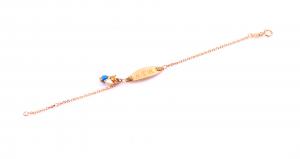 Bratara pentru Copii Borealy Aur Galben 9 K Angel Charm [3]