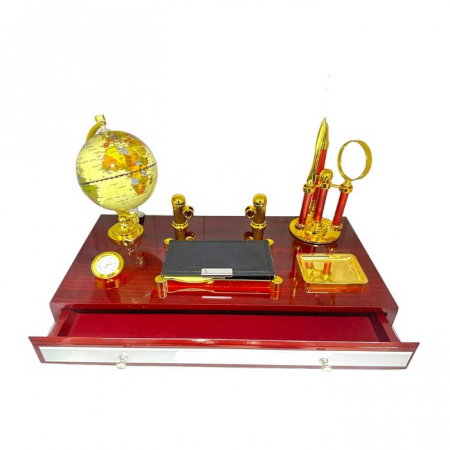 Set de birou elegant pentru bărbați Business Desk Luxury Organizer – cadou premium [5]