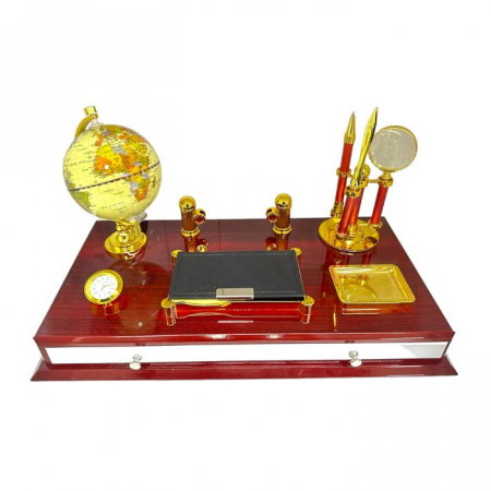 Set de birou elegant pentru bărbați Business Desk Luxury Organizer – cadou premium [4]