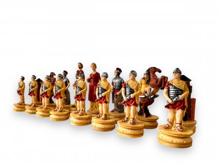 Premium Chess Game, cu figurine lucrate manual Roma Antica [9]