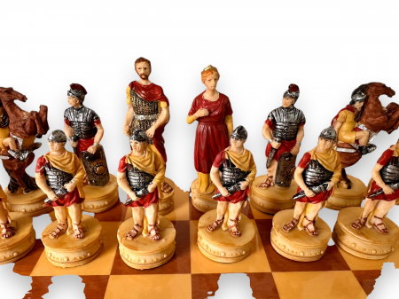 Premium Chess Game, cu figurine lucrate manual Roma Antica [11]