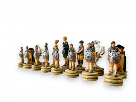 Premium Chess Game, cu figurine lucrate manual Roma Antica [4]