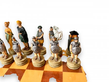 Premium Chess Game, cu figurine lucrate manual Roma Antica [5]