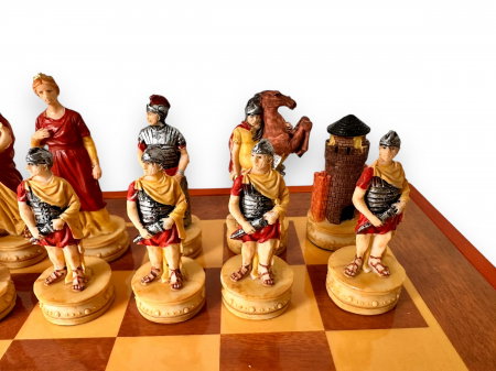 Premium Chess Game, cu figurine lucrate manual Roma Antica [10]