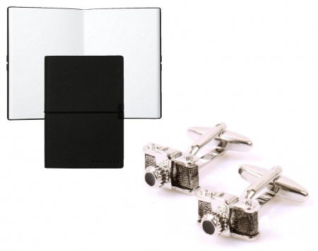 Butoni Borealy Passion for Photo si Note pad Black Hugo Boss [0]
