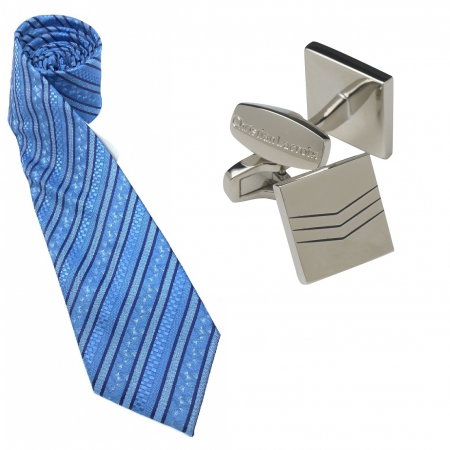 Butoni Double Chevron Christian Lacroix & Cravata Matase Borealy [0]