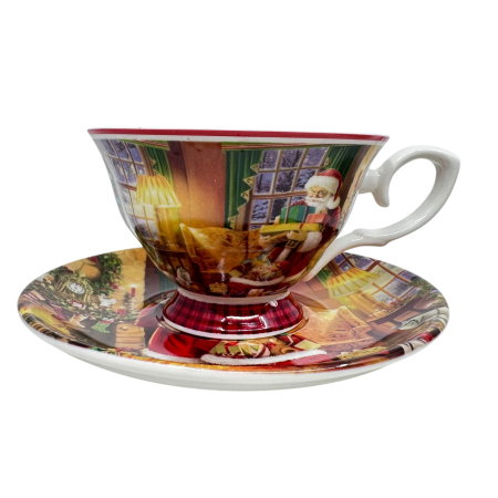 Cadou Craciun Set 2 cani "Tea time for Christmas" [2]