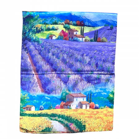 Esarfa Matase  Peisaje doua fete - 70 x 180 cm [0]