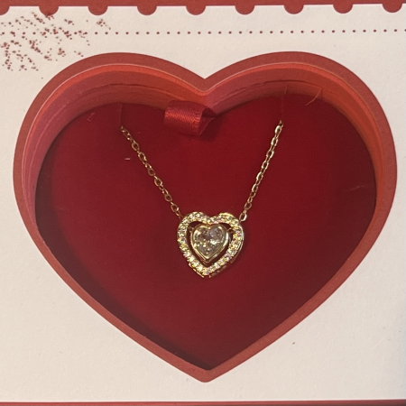 Colier în Formă de Inimă cu Cutie Cadou – Cadou Valentine’s Day pentru Femei [2]