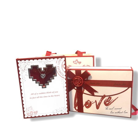 Cadouri Valentine's Day - Colier în Formă de Inimă cu Cutie Cadou – Cadou Valentine’s Day pentru Femei