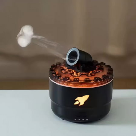 Cosuri Paste - Umidificator cu Design Rachetă – Efect Inele de Fum