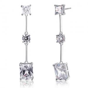 Cercei Borealy Argint 925 Simulated Diamond Amelie [0]