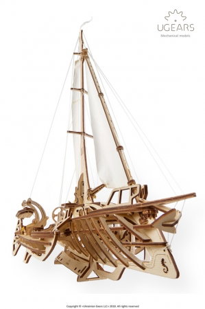 Barca Trimaran Puzzle 3D Mecanic [1]