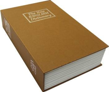 Seif Carte The New English Dictionary 18 cm x 11 cm & Cadou Carti de Joc Aurii [4]