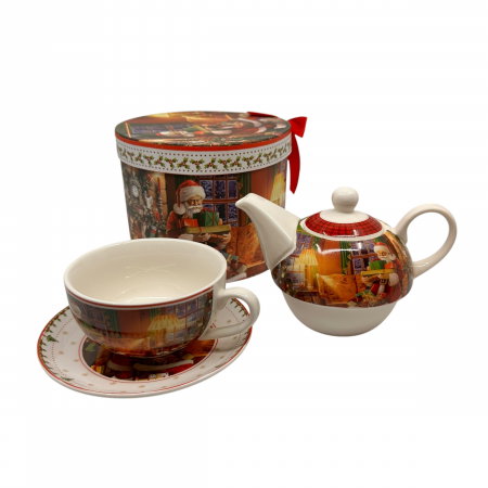 Ocazii Cadouri - Cadou Craciun Ceainic cu ceașcă Craciun Santa Tea