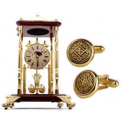 Set Ceas Danube by Credan si Butoni Gold Round by Credan [0]