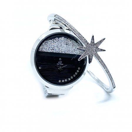 Set Ceas Crystal Exposed Time & Bratara Star [0]