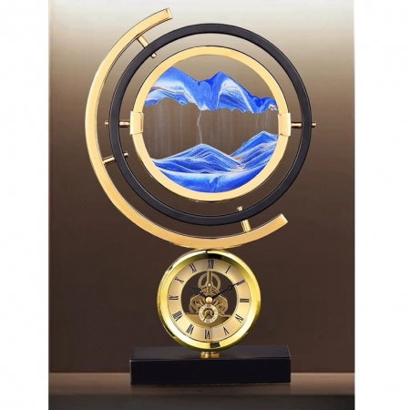 Cadouri Bărbați – Idei Premium pentru Soț, Tată, Iubit sau Șef - Ceas decorativ cu nisip artistic - Art Table Clock