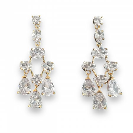 Ceas Q&Q, Cercei Gold Flower si Esarfa Matase Borealy [1]