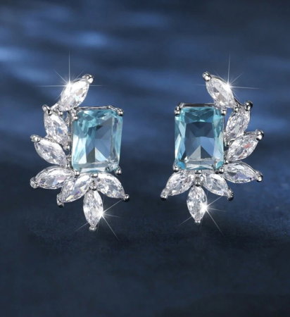 Cercei Borealy Blue Cristal Sassy [2]
