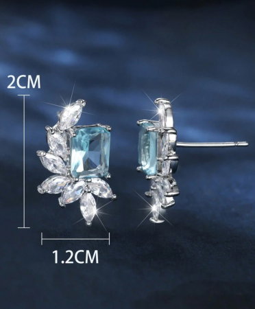 Cercei Borealy Blue Cristal Sassy [3]