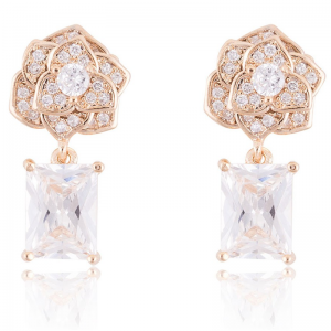 Cercei Borealy Gold Wild Rose Drop Cut [0]