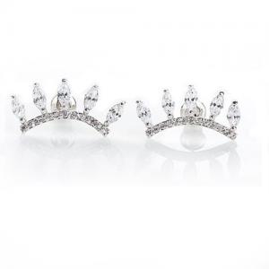 Cercei Crystal White Gold Plated [0]