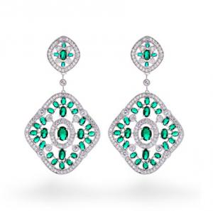Cercei Borealy Sapphire Green Chandelier [0]