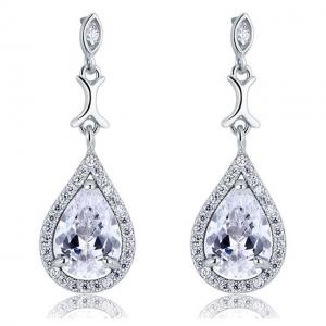 Cercei Borealy Argint 925 Simulated Diamond Delicate Bride [0]
