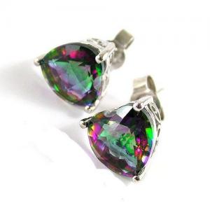 Cercei si Colier Love Mistic Topaz 14 carate Argint 925 [5]