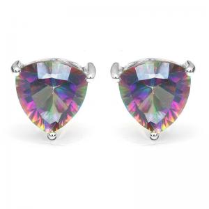 Cercei Triangle Rainbow Topaz 5 carate Argint 925 [0]