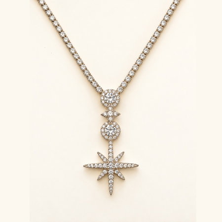 Bijuterii - colier-stea-cristale-star-of-light-cadou-femei