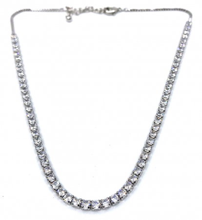 Colier Borealy Small Diamonds Tennis Classic Half [1]