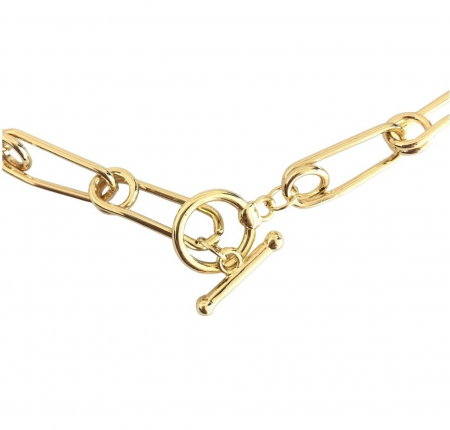 Colier Chain Gold Pin [1]